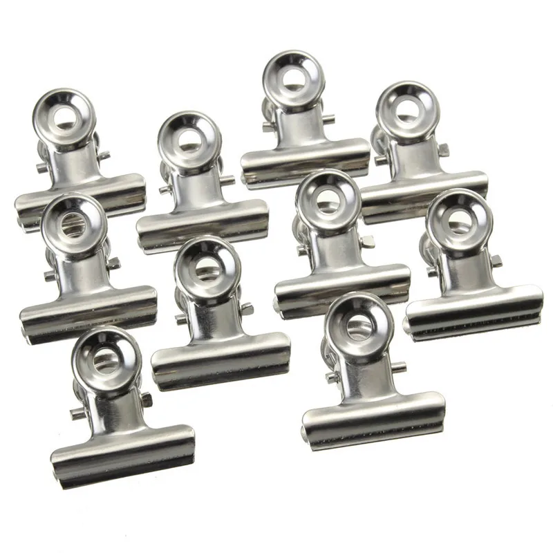 Uygun fiyatlı 10 Adet Gümüş To - Binder Clip Assorted incelemesi ve fiyatı