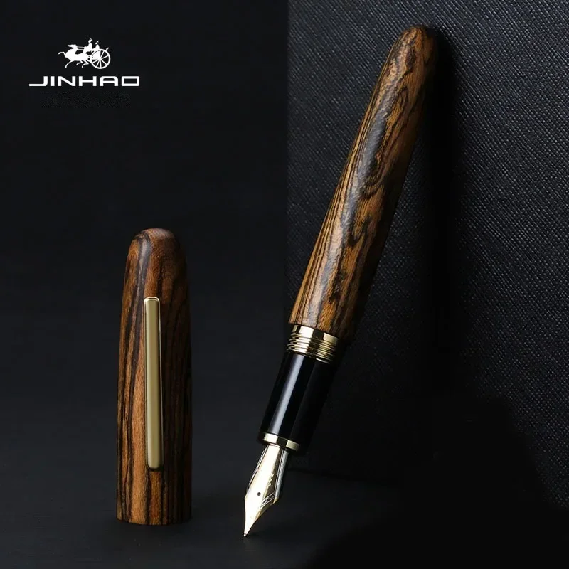 Jinhao 9056 doğal ahşap el yap - Stationery Supplies Business incelemesi ve fiyatı