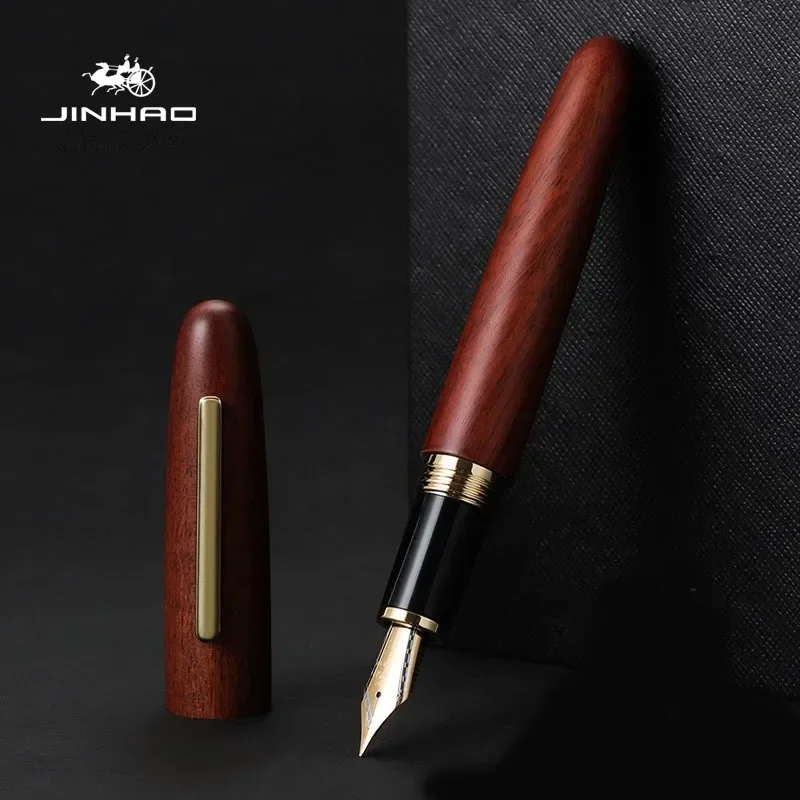 Jinhao 9056 doğal ahşap el yap - Stationery Supplies Business incelemesi ve fiyatı