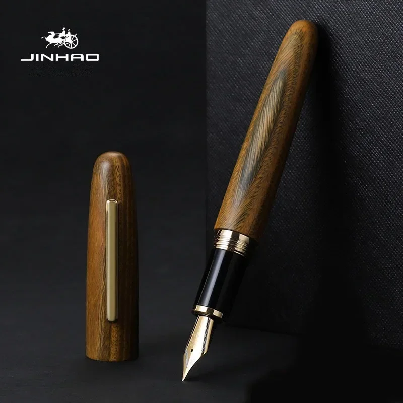 Jinhao 9056 doğal ahşap el yap - Stationery Supplies Business incelemesi ve fiyatı