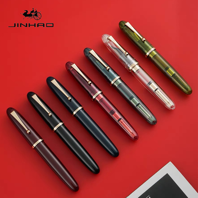 Jinhao 9019 dolma kalem Şeffaf - Stationery Supplies Business incelemesi ve fiyatı