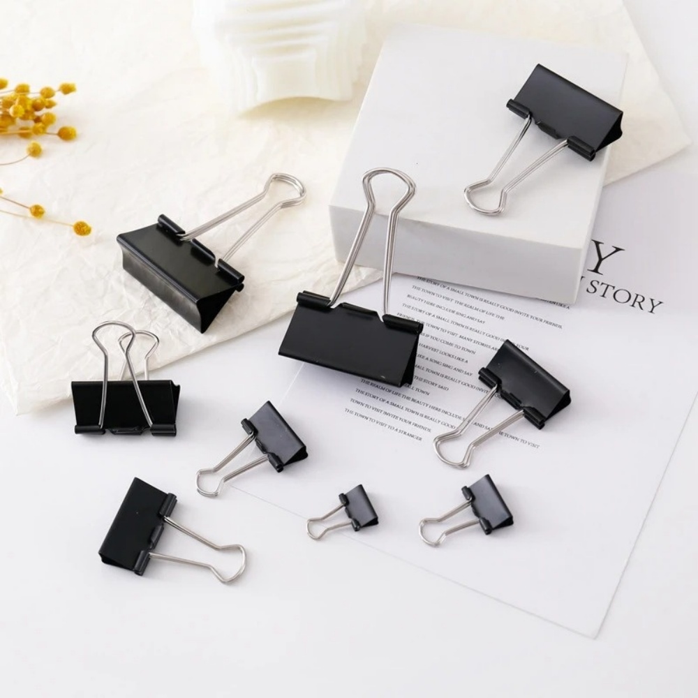 Siyah Katlanır Klipsler 19/25/ - Binder Clip Assorted incelemesi ve fiyatı