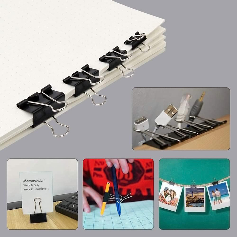 Siyah Katlanır Klipsler 19/25/ - Binder Clip Assorted incelemesi ve fiyatı