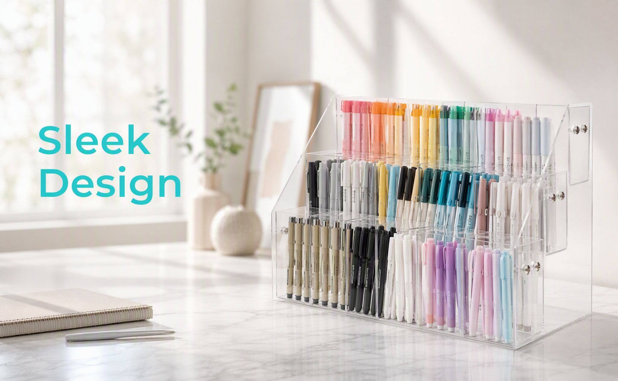 Şeffaf Akrilik Kalem Standı, M - Stationery Office And School Supply Stores incelemesi ve fiyatı